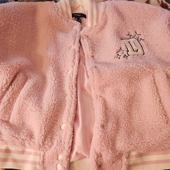 Forever 21 Jackets & Blazers - Forever 21 Pink Delusional Jacket Size M NWOT